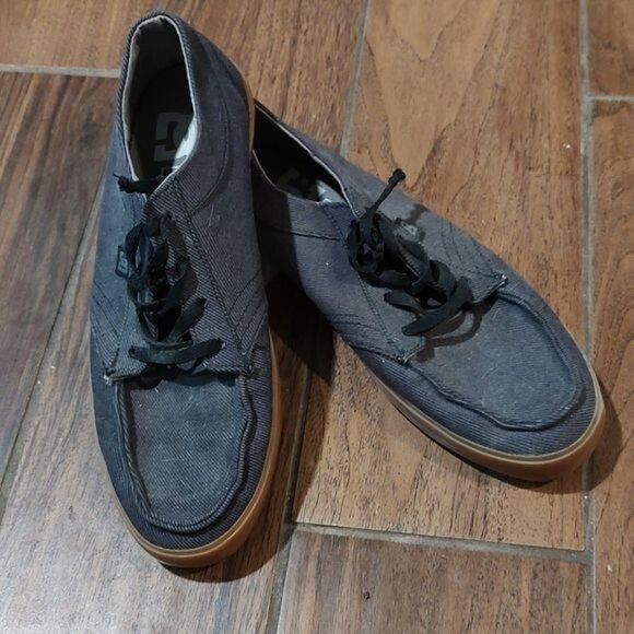 DC 9 grey sneakers loafers - Picture 1 of 6